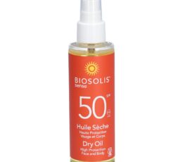 Ulei de corp uscat natural SPF50, lejer și non-gras