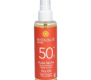 Ulei de corp uscat natural SPF50, lejer și non-gras